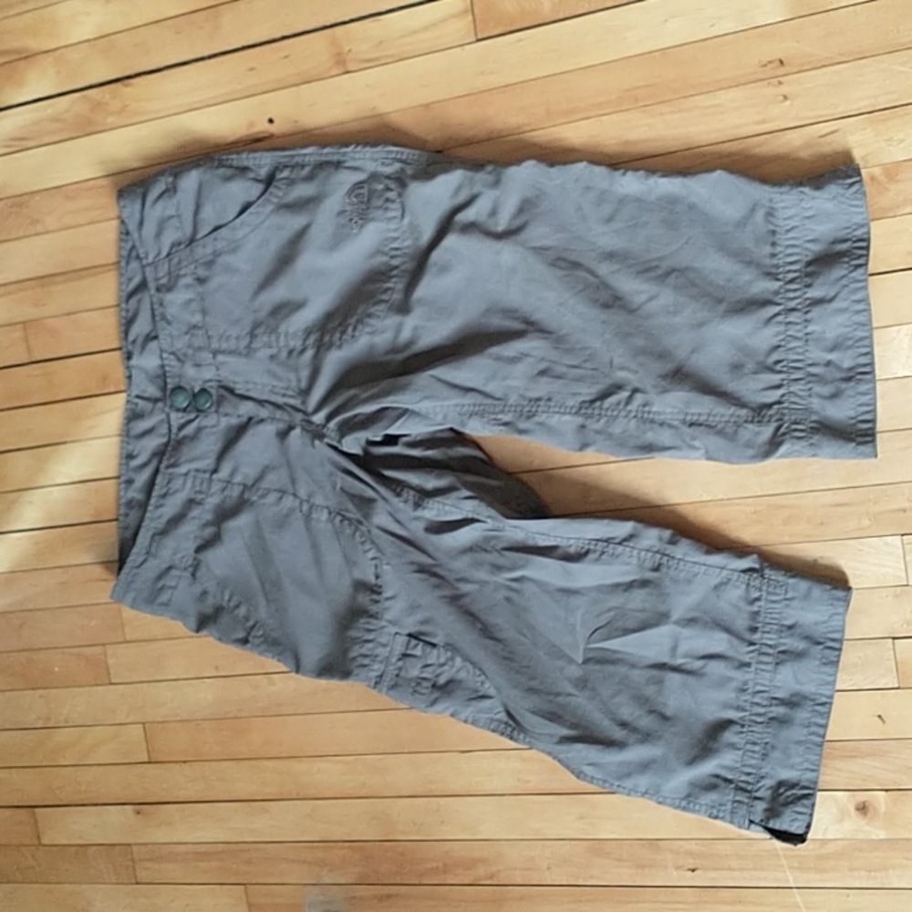North Face  Capri Pant Nylon Hiking Olive Green 6